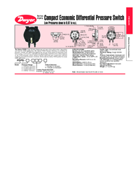 Thumbnail of document Data Sheet - PDPS - Compact Economic Differential Pressure Switch